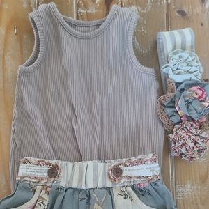 3 piece set, mustard pie, mebie baby